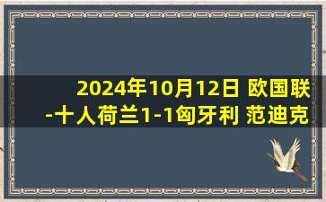 2024年10月12日 欧国联-十人荷兰1-1匈牙利 范迪克3分钟2黄被罚下邓弗里斯救主